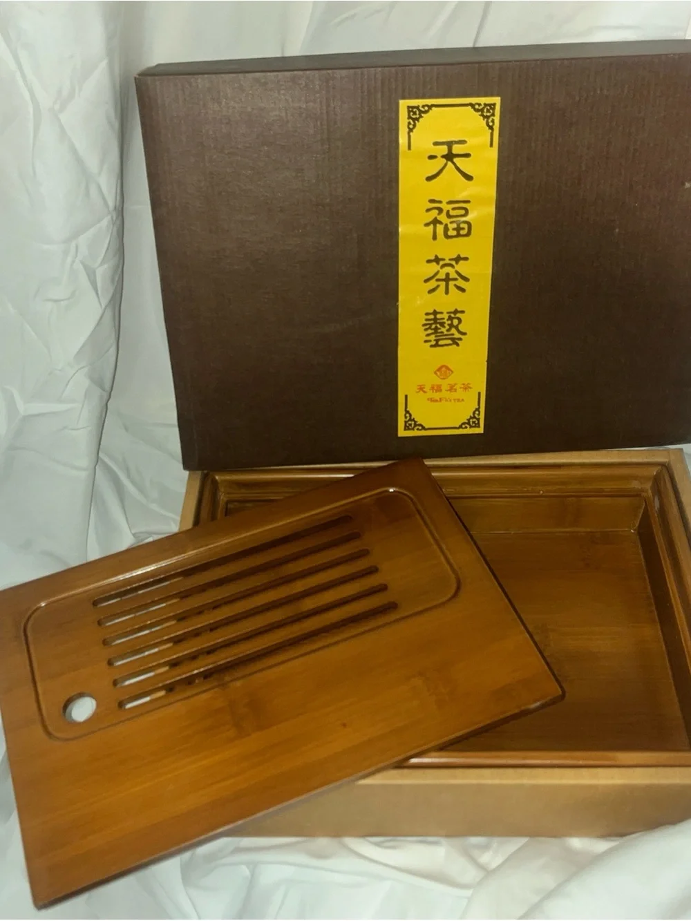 TenFu’s Tea Premium Bamboo Gongfu Tea Tray Set
